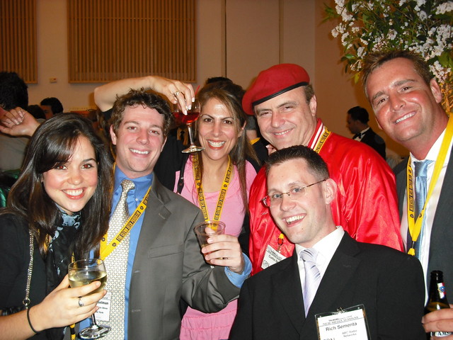 at radio convention NYC from left-Ricki(Miss Canada), Gunz, moi, Curtis, Stanger and Rich